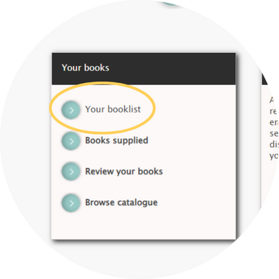 Navigate to your book list in the books section of the convenor landing page